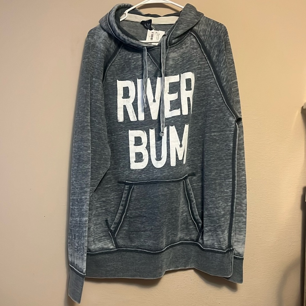 “River Bum” Grey Sweatshirt